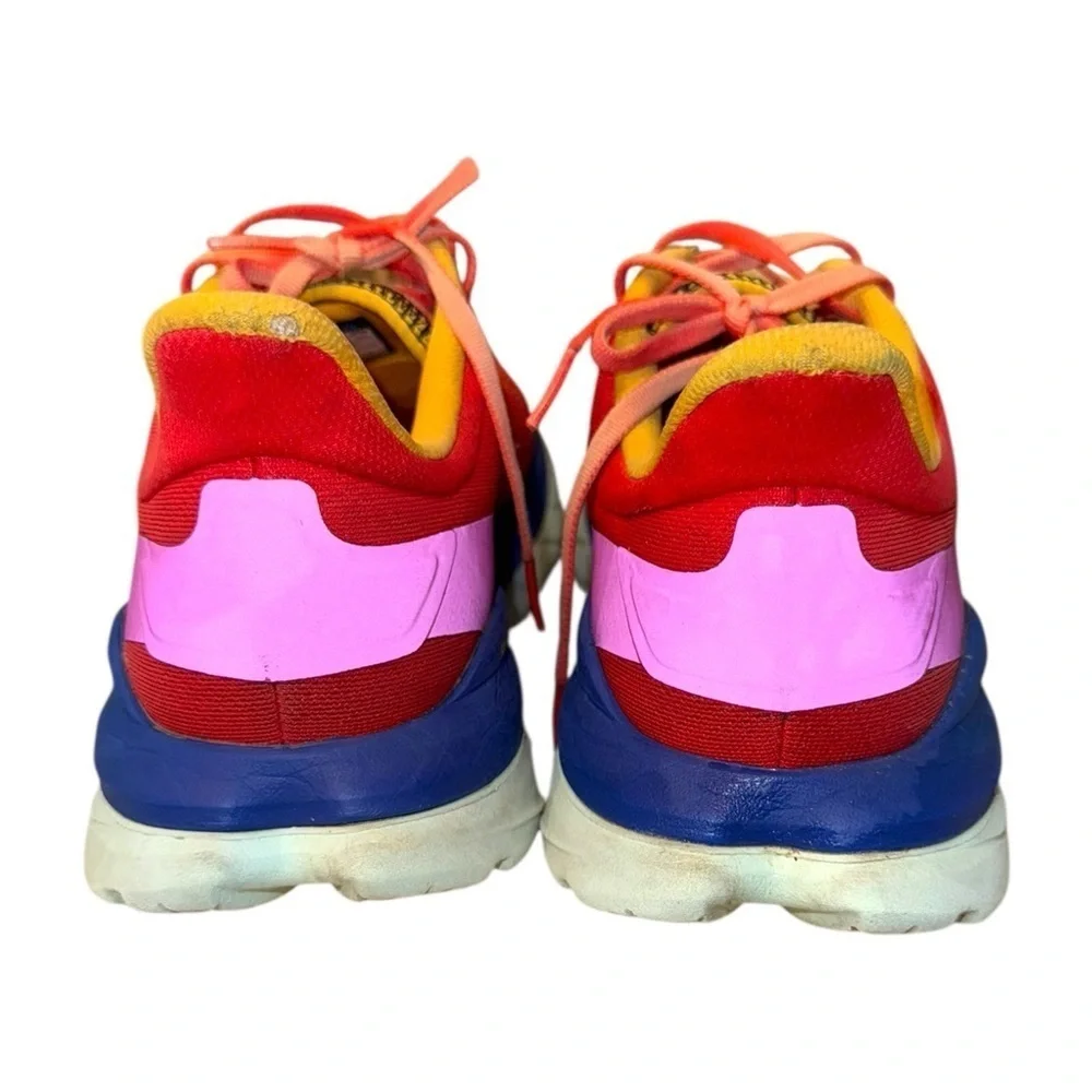 ▶️ Hoka ◀️ Mach 4 Multi Color Red/ Orange Gold Blue Colorway - Picture 11 of 14